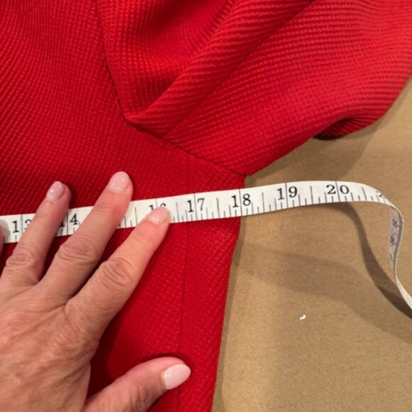 Emanuel Ungaro Red Wool/Silk Double Fitted Blazer - Size 4 - Picture 13 of 13